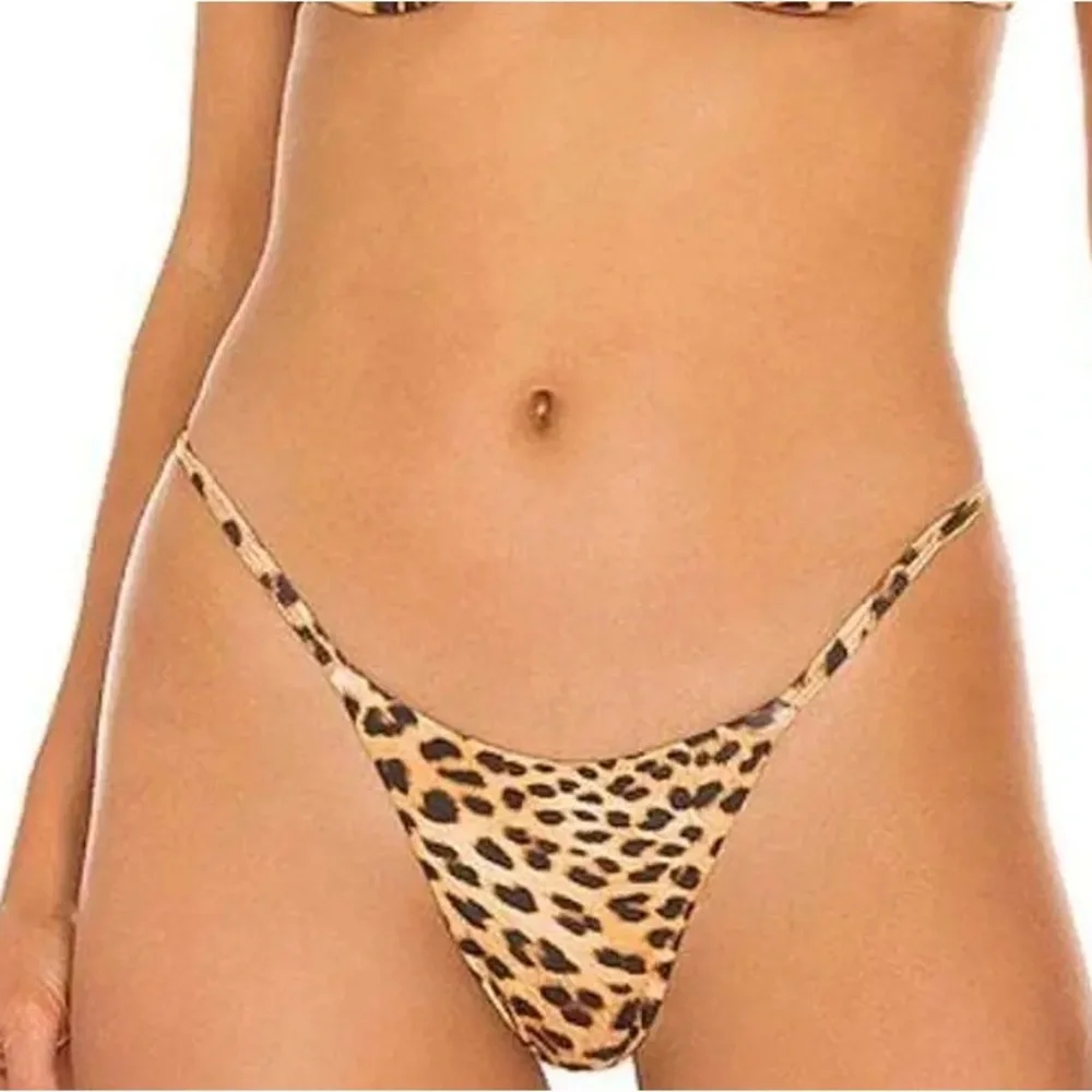 Monday Swimwear Barbados Leopard Bikini Bottom